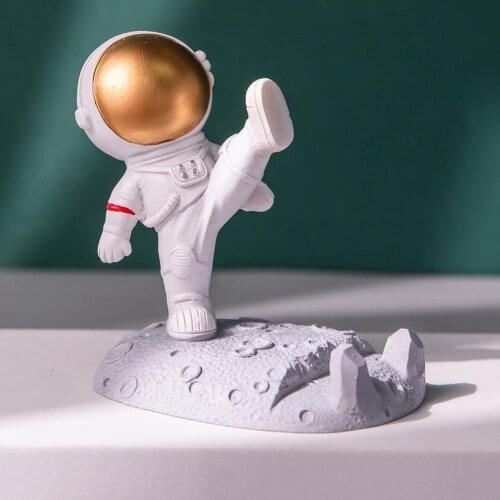 Astronauts Ornaments Universal Cell Phone Stand Holder Bracket Gift Toys Home Office Desk Decoration Birthday Party