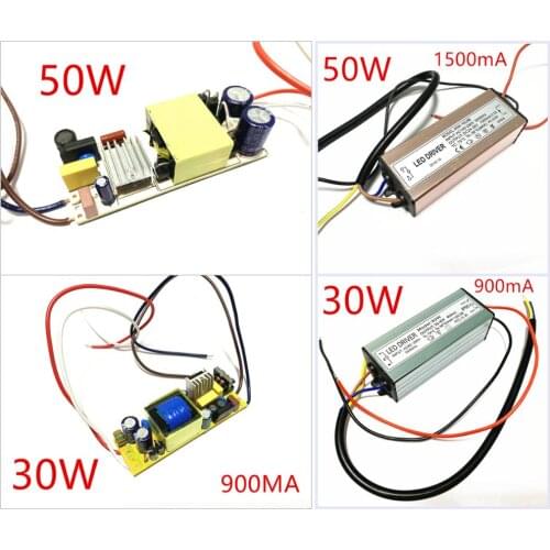 Waterproof LED Driver Power Supply for LED Light 10W 20W 30W 50W Spotlight Power Supply street lamp Flood lamp drive transformer