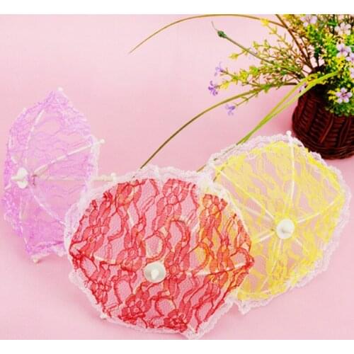 50PCS/LOT Wholesale Dolls Accessories 1/6 Doll Umbrella Plastic