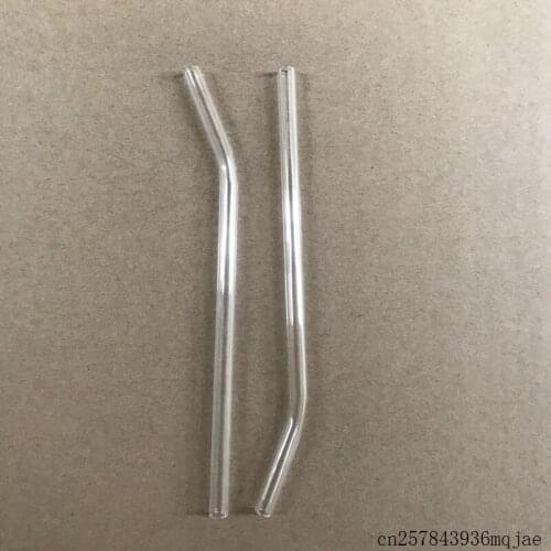 500pcs Reusable Glass Straws Glass Drinking Straws for Milkshakes Frozen Drinks