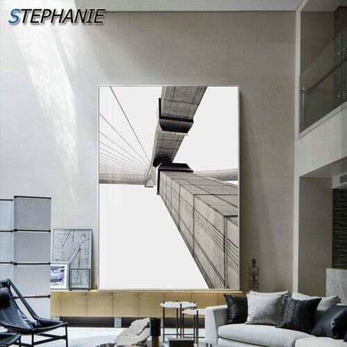 Abstract Retro Street Landscape Canvas Art Architectural Art Poster Print Nordic Wall Picture for Living Room Fashion Home Decor