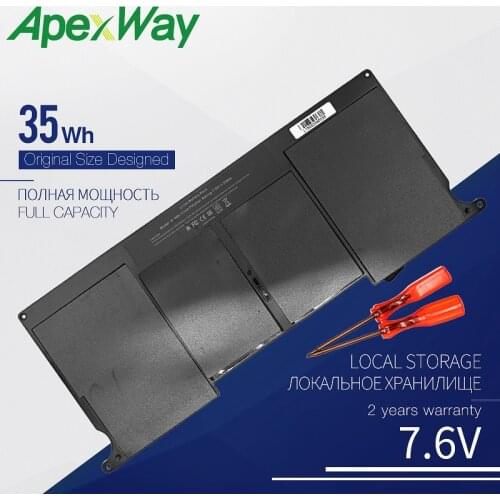 ApexWay 35Wh New Laptop Battery For Apple A1406 MacBook Air 11" A1465 A1370 (2011 Production) 7.5V