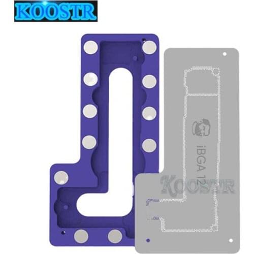 MECHANIC 3D iBGA Reballing Fixture for iPhone 12 12Pro Repair Motherboard Positioning Reballing PCB BGA Parts Planting Platform