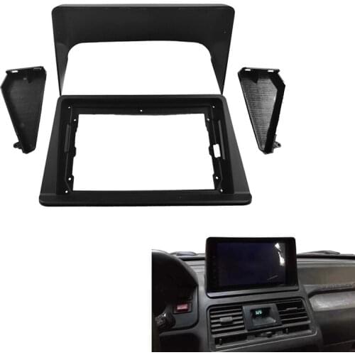 AU05 -Car Radio Fascia for Mitsubishi Pajero Montero V31 Cheetah Kingbox Stereo Frame Plate Adapter Navigation Panel Frame