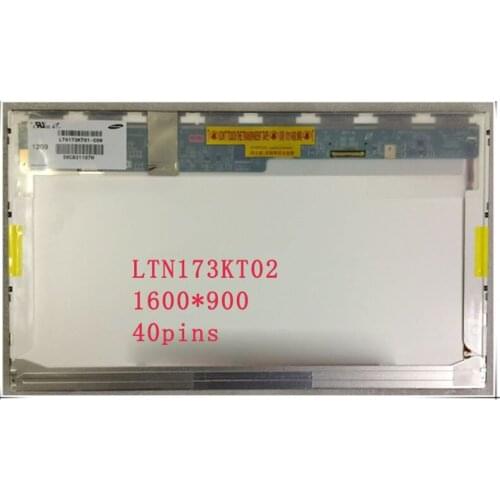 Free Shipping LTN173KT02 B173RW01 V4 V5 LTN173KT01 N173O6-L02 LP173WD1 N173FGE-L21 L23 Laptop LCD Screen 1600*900 LVDS 40pins