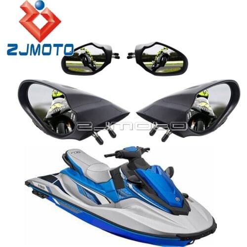 For Yamaha WaveRunner Sport Deluxe Cruiser VX VXR VXS VX1100 VX1050 VX1800 2010-2016 Motorboat Rear View Mirror Side Mirrors