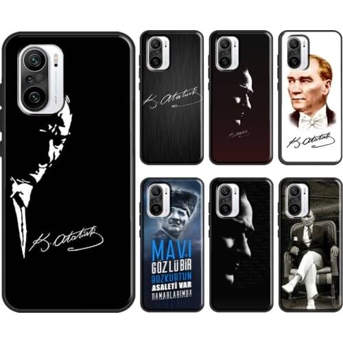 Mustafa Kemal Ataturk For POCO X3 M3 F2 Pro Case For Xiaomi Mi 10T 9T Pro Note 10 Lite A2 Mi 11 A3 Phone Coque