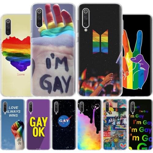 Gay Lesbian Rainbow Pride Cover Phone Case For Xiaomi Note 10 Mi 11 9 8 CC9 5X 6X 9T 10T A3 Poco X3 NFC F1 Pro Lite + Coque A1 A