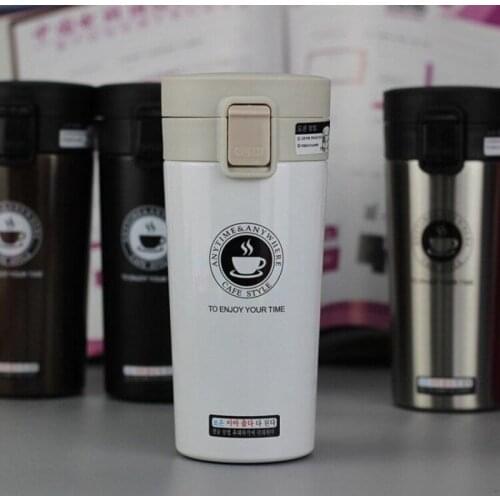 304 Stainless Steel Premium Travel Coffee Cup Stainless Steel Vacuum Flask Tumbler Cup Vacuum Flask Thermos Water Bottle Tea Cup