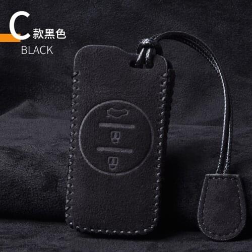 Leather Car Key Cover Case Shell For Chery Tiggo 8 Arrizo 5 Pro Gx 5x eQ7 Chery Tiggo 7 Pro 2020 Car Accessories for girls