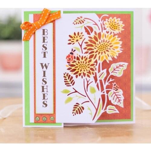 Butterfly Sunflower Metal Cutting Dies for Scrapbooking Handmade Tools Mold Cut Stencil New 2021 DIY Card Make Mould Model Craft
