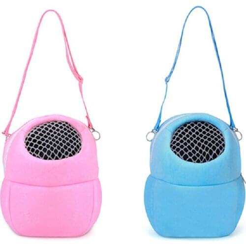 Portable Small Pet Carrier Outdoor Hamster Cage Rabbit Chinchilla Cage Travel Warm Winter Hamster Carrying Bag