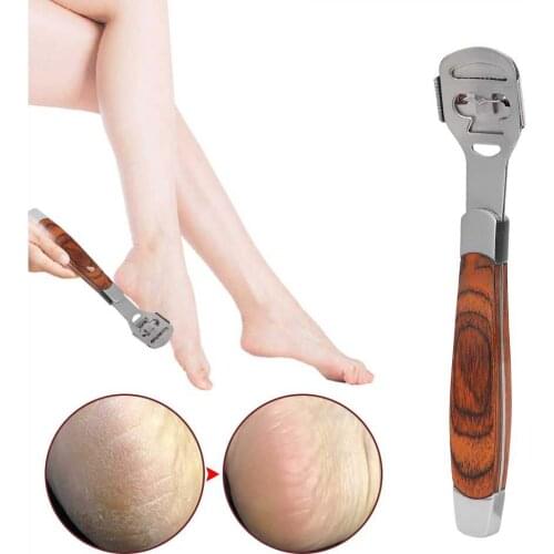 Stainless Steel Dead Skin Foot Callus Remover Foot File Planing Tool Pedicure Tool Set Pedicure Razor Home Foot Care Suppies