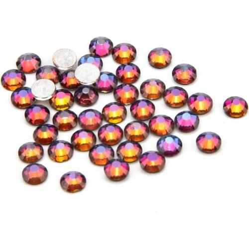 Ss20 ss16 ss30 60bags non hot fix rhinestones rain bow color