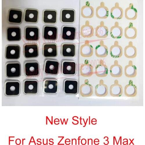 10 PCS New Rear Back Camera Glass Lens Cover For Asus Zenfone 3 Max ZC553KL 5.5" Big Camera Lens Glass Replacement Parts