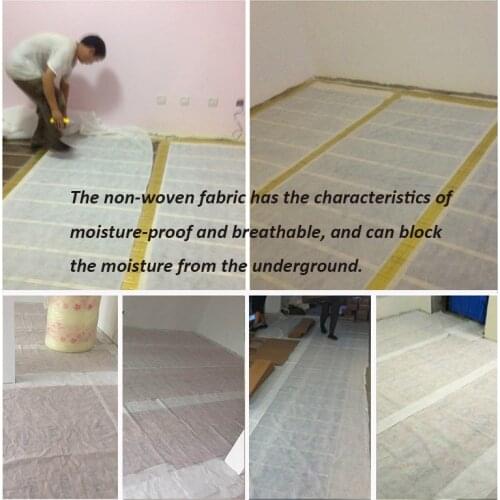 Flooring Heat Resist Accessory Electric Floor Heating Non-woven Fabric Protection Film Moisture Proof for Infrared Heating Film