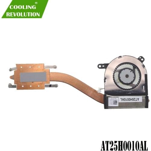 Laptop CPU Heatsink Fan for DELL Latitude 12 5290 5280 5285 2in1 0NYN03 EG50040S1-CC00-S9A DC28000K5SL DFS1503058R01 AT25H0010AL