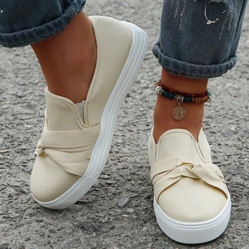 Large Size Womens Shoes 2021 Spring and Summer Womens Casual Flat Shoes Fashion Small Fragrance Womens Canvas Single Shoes
