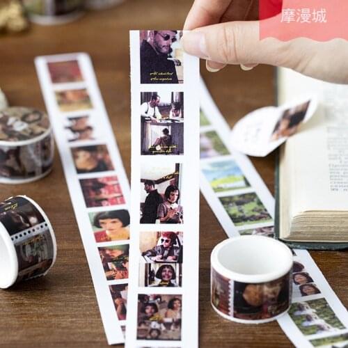 10pcs/1lot Decorative Adhesive tapes Memories Post Office Series Scrapbooking DIY Paper Scrapbooking Stickers