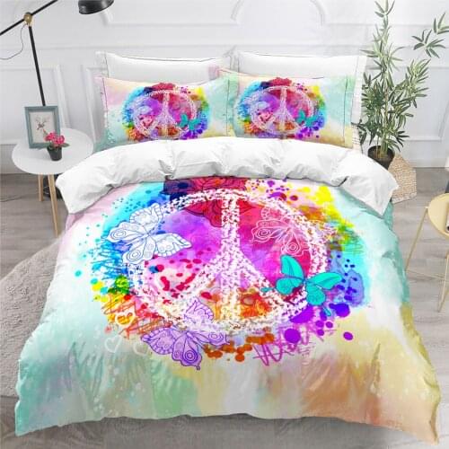 3D Duvet Cover Sets White Flower Quilt Covers Comforter Case Set Bedding Set King Queen Full Twin Double Single Bed Linens