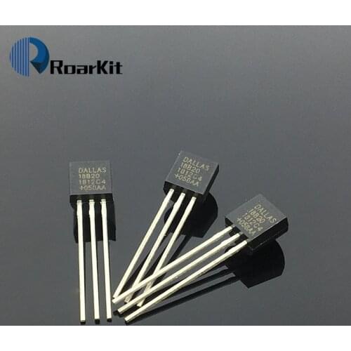 5PCS/LOT DS18B20 18B20 TO-92 Temperature sensor New and Origianl DS18B20 TO92 DS18B20 18B20