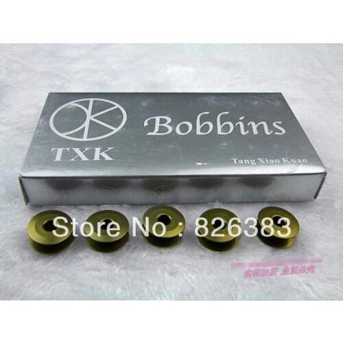 50 PCS Embroidery Machine Spare parts/ Coppery Bobbins Use In Tajima Sewing Machine Parts