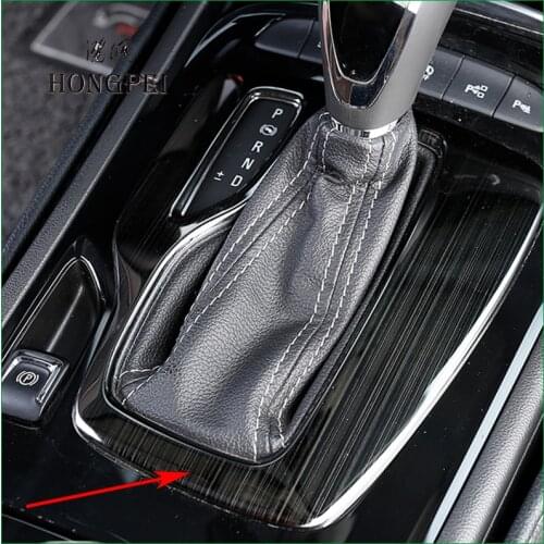 For Opel Insignia 2017 2018 2019 Left Hand Drive Auto Accessories Car Styling Stainless steel Gear Panel Cover Trim Sticker