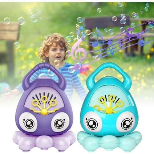 Automatic Bubble Machine Guns Soap Bubble Blower Octopus Shape Bubble Blower Kids Bubble Maker Juguetes Brinquedos Toy