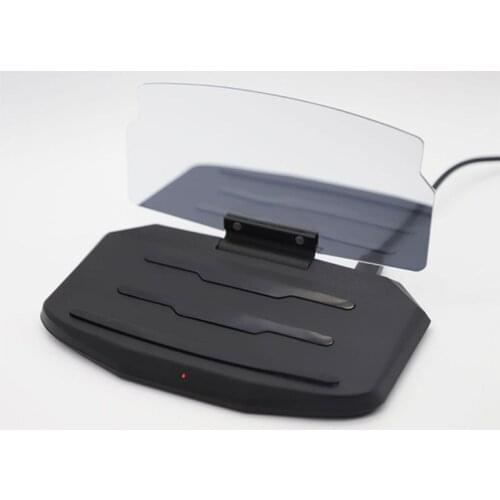 HUD Car Navigation Mobile Phone Holder HD Multi-Function Folding Wireless Charging Head-Up Display Navigation Projector