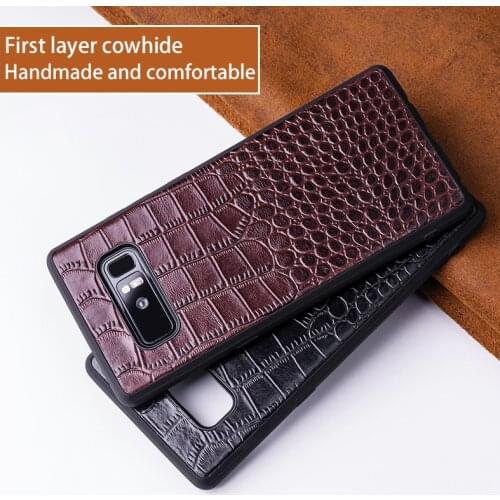 Luxury Phone Case For Samsung Galaxy Note 8 9 S7 Edge S8 S9 Plus Crocodile Texture Back Cover A5 A7 A8 2018 J5 J6 J7 2017 Case