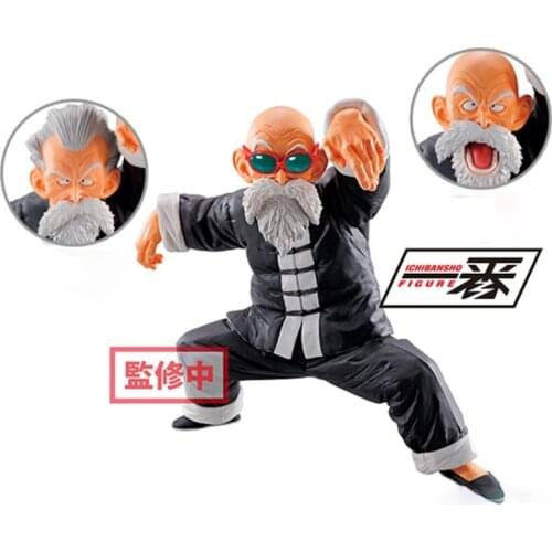 BANDAI Banpresto Original DRAGON BALL Kame Sennin Figure Anime Model Doll Toys Gifts