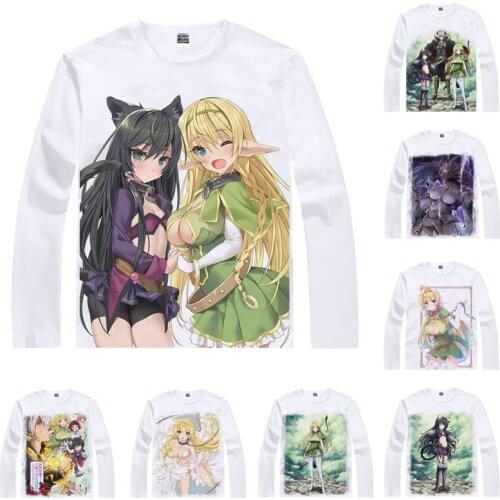 Takuma Sakamoto T Shirt Isekai Maou to Shoukan Shoujo no Dorei Majutsu T-shirt Casual Vintage TShirt Printed Long Sleeve Shirts