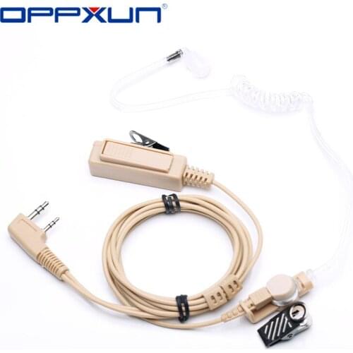 Oppxun CQtransceiver Rugged Heavy Duty Baofeng UV5R UV-5R Headset Detachable Earpiece with Microphone Built In