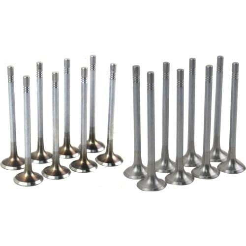 AP01 16X Intake & Exhuast Valves for Audi A3 A4 A5 A6 TT Q3 VW Golf Seat Skoda Diesel 2.0 TDI Outlet & Inlet 03L109601 03L109611