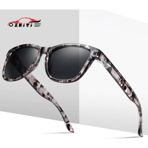 ZHIYI Classic Brand Polarized Sunglasses Men Women Colorful Frame Car Glasses Anti-UV Eye Protection Outdoor Goggles for Driving