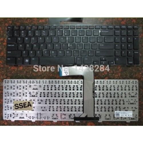 SSEA Hot sale Free Shipping New original US black Keyboard For Dell Inspiron 15R N5110 M5110 N 5110 Free Shipping