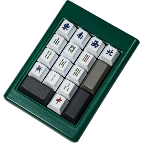 Mahjong Keycaps PBT Sublimation Keycap Personalized Keyset Mechanical Keyboard Key Cap Supplementary Keys Cherry Profile