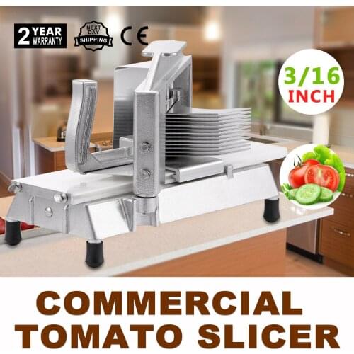 Commercial Tomato Slicer Cutter 3/16" Heavy Duty Industrial Cutting Machine