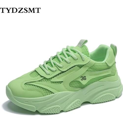 TYDZSMT White Sneakers Women Autumn Womens Vulcanize Shoes Platform Ladies Chunky Sneakers Breathable Shoes Zapatos De Mujer