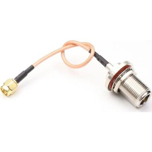 N Female Jack To SMA Male Plug Antenna Connection Wire RG316 Cable RF Coaxial Adapter with 20cm wire