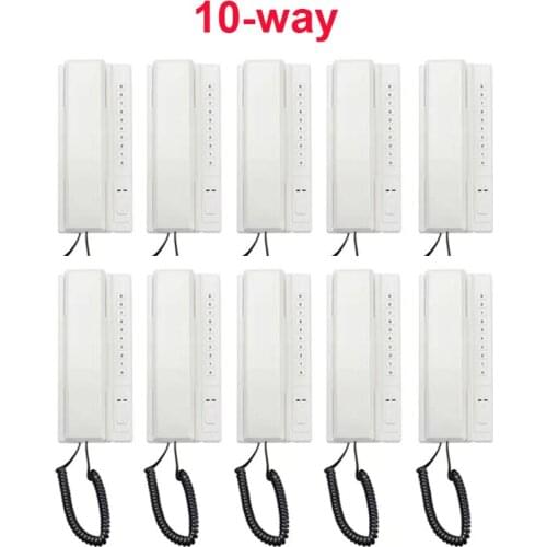 New Wireless Secure Telephone Intercom Interphone Handsets Expandable 10-way for Warehouse Office interphone maison home phone