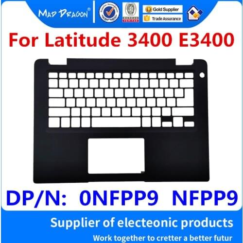 Laptop New original Palmrest Upper Cover Case Assembly Keyboard case For Dell Latitude 3400 E3400 0NFPP9 NFPP9 460.0FV09.0012