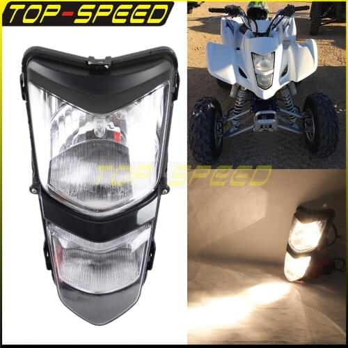 Motorcycle 12V/25W ATV Front Headlight Dual Twin Headlamp Bulbs For Suzuki ATV LT-Z400Z LT-Z400 Headlamp 2003-2008