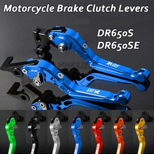Foldable Extendable CNC Motorbike Accessories Motorcycle Brake Clutch Levers For SUZUKI DR650S DR650SE DR 650 S SE 1994-2010