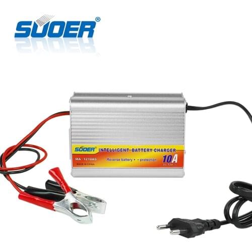 Suoer【 Battery charger 】Charger 10A 12V Universal Battery Charger (MA-1210AS)