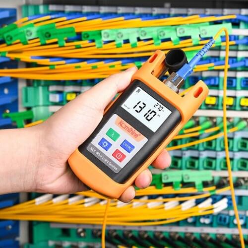 Fiber Optic Red Laser Light Source 1310/1550nm Komshine KLS-25M-S Optical Light Source FTTX Tester