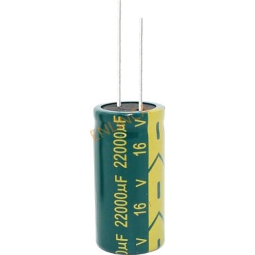 1pcs/lot high frequency low impedance high quality 16V 22000UF 18*40 aluminum electrolytic capacitor 22000uf 16v 20