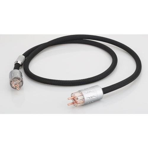 High Quality Viborg VP1501 EU Audiophile Schuko Power Cable IEC 100% Pure Copper