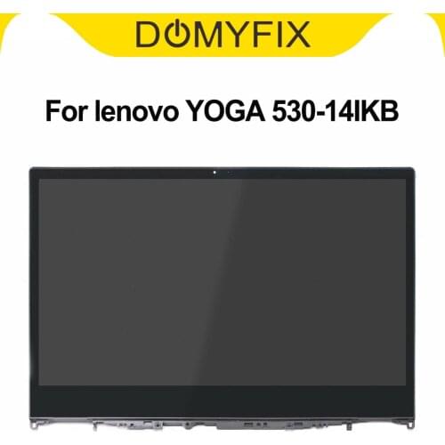 14.0" inch HD FHD LCD Display for LENOVO YOGA 530-14IKB yoga 530-14ARR 530-14 Touch Screen DIGITIZER LCD Assembly with frame