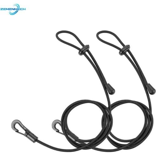 1.2m Canoe Kayak Surfing Boat Paddle Leash Clip Safety Fishing Rod Tether Holder Lanyard Bungee Shock Cord Hook Tie Down Rope